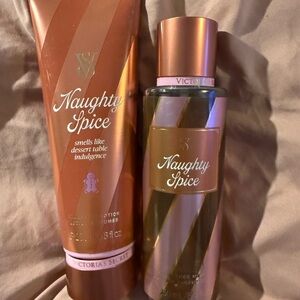 Victoria's S. Naughty Spice Body Lotion and Mist